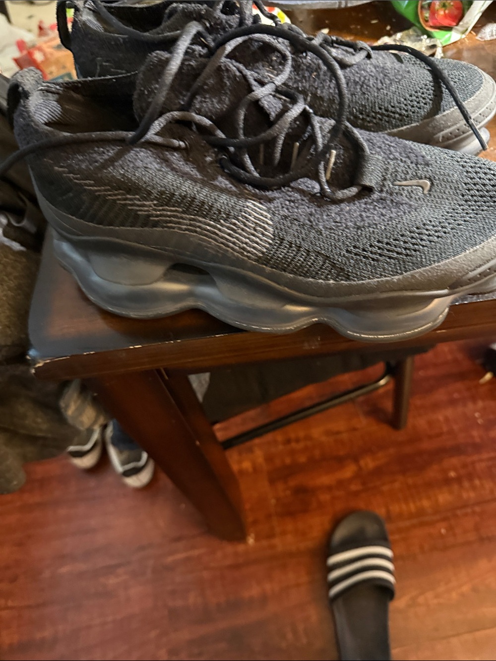 Nike All-Black Knit Running Sneakers